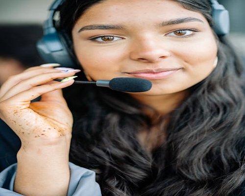 friendly customer support representative